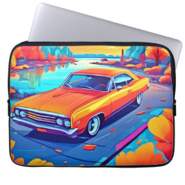 Funda Para Portátil Colorido diseño clásico del viaje