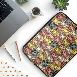 Funda Para Portátil Colorido patrón de búho de Boho Woodland