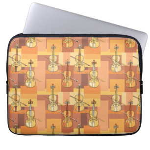 Funda Para Portátil Coloridos bloques de violín