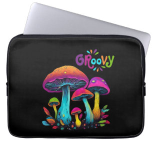 Funda Para Portátil Coloridos champiñones Psicodélicos Groovy-