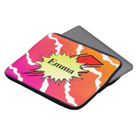 Funda Para Portátil Cómic de color de burbuja retro