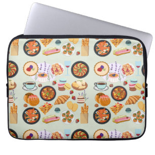 Funda Para Portátil Comida francesa