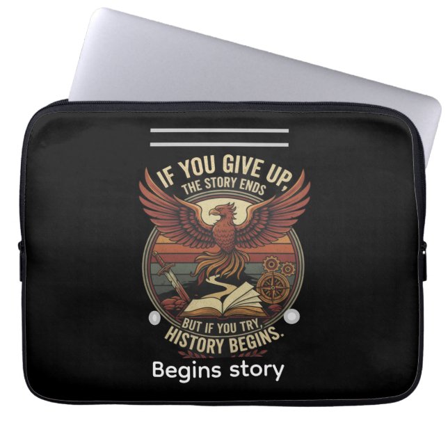 Funda Para Portátil comienza la historia (Frente)