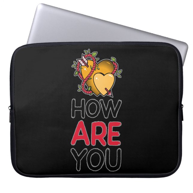 Funda Para Portátil Cómo estás (Frente)