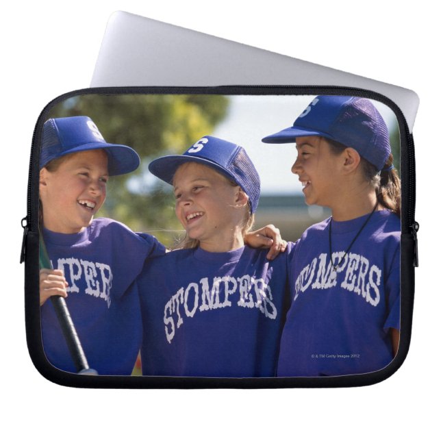 Funda Para Portátil Compañeros de softbol (Frente)