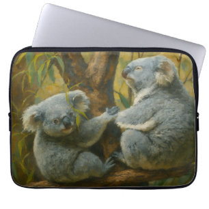 Funda Para Portátil Compañeros Koala - Par de vida salvaje realista