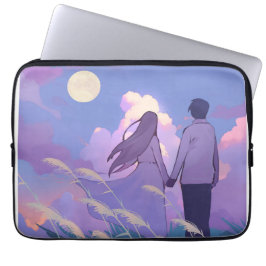 Funda Para Portátil Compañía a la luz de la luna