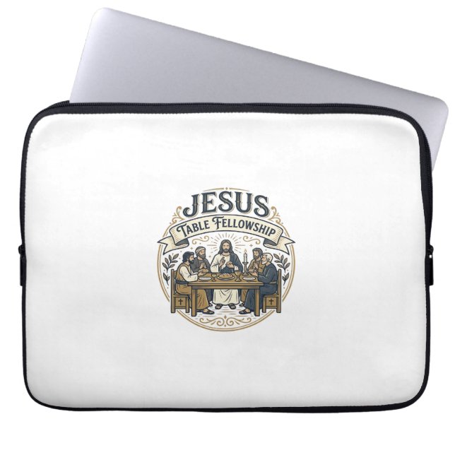 Funda Para Portátil Compartir mesa con Jesús Compartir mesa con Jesús  (Frente)