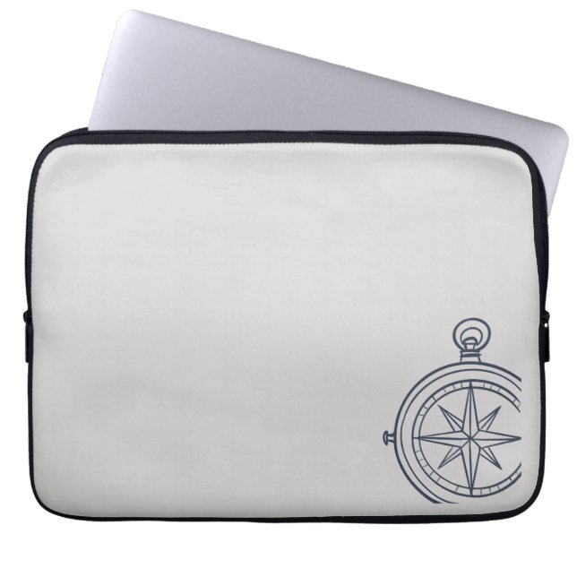 Funda Para Portátil Compass- Midnight Cartographer- iPad Smart Cover (Frente)