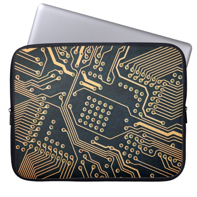 Funda Para Portátil Componentes electrónicos, cierre de tarjeta de com (Frente)