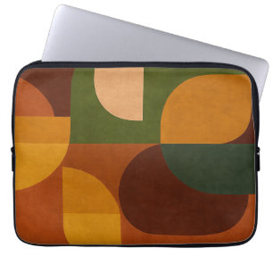 Funda Para Portátil Composición abstracta modernista de mediados de si