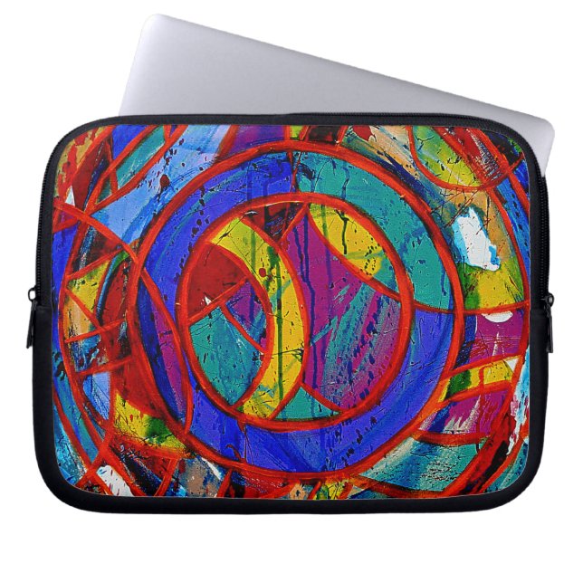 Funda Para Portátil Composición nº 17 de Michael Moffa (Frente)