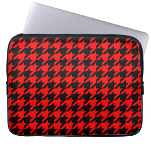 Funda Para Portátil Comprobación de la galga roja y negra