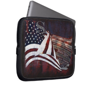 Funda Para Portátil Compromiso de Alliegiance - bandera de los