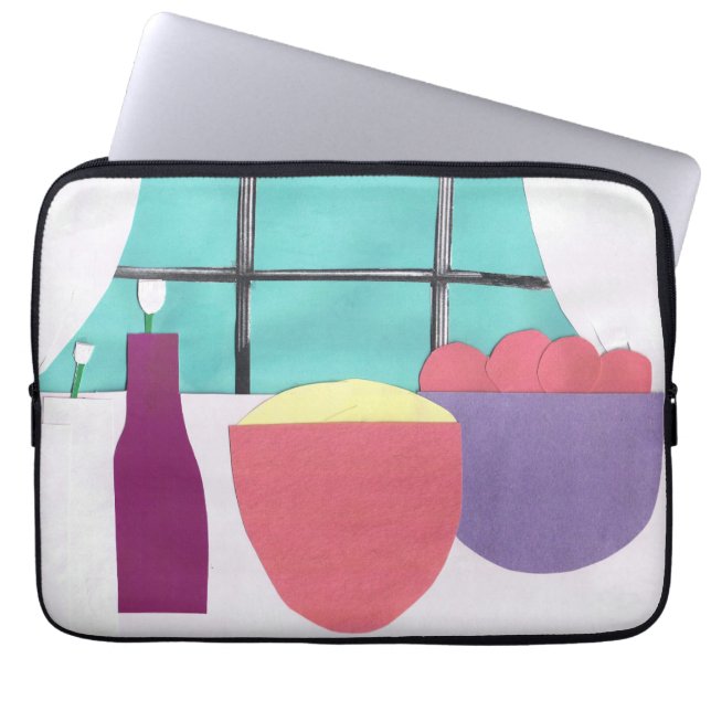 Funda Para Portátil Computer Sleeve with Kitchen Scene (Frente)