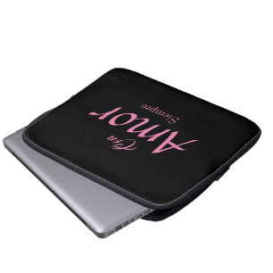 Funda Para Portátil Con Amor, siempre Electronics Bag