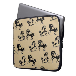 Funda para portátil con arte de 'Mustang americano