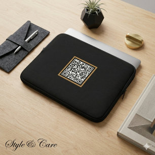 Funda para portátil con código QR personalizado pa