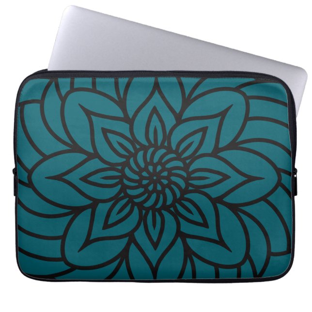 Funda para portátil con diseño de mandala (Frente)