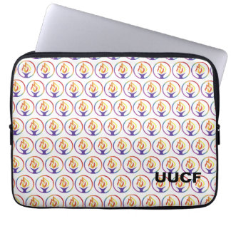 funda para portátil con el logotipo UUCF