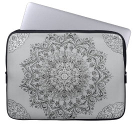 Funda para portátil con elegante patrón de mandala