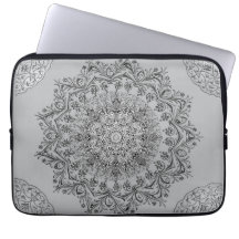 Funda para portátil con elegante patrón de mandala