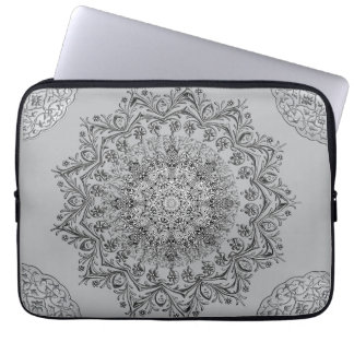 Funda para portátil con elegante patrón de mandala