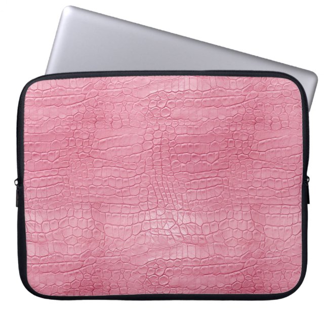 Funda para portátil con estampado de cocodrilo 15" (Frente)