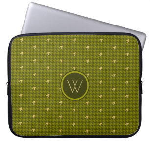 Funda para portátil con estampado de dientes de pe