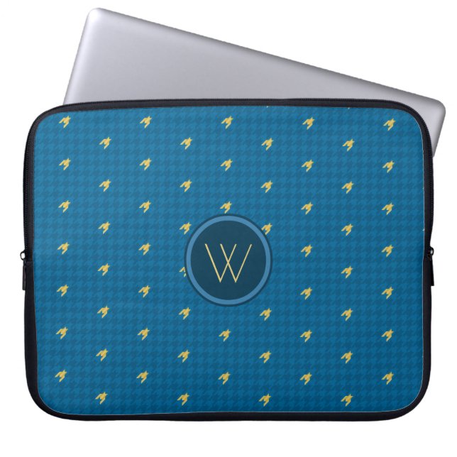 Funda para portátil con estampado de dientes de pe (Frente)