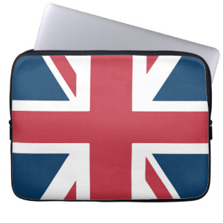 Funda para portátil con la bandera británica Union