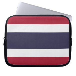 Funda para portátil con la bandera de Tailandia
