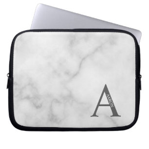 Funda para portátil con monograma personalizado y 