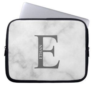 Funda para portátil con monograma personalizado y 