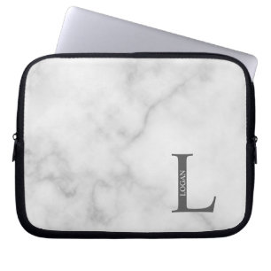 Funda para portátil con monograma personalizado y