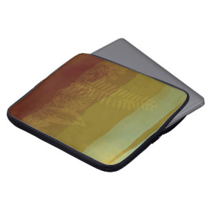 Funda para portátil con paisaje de otoño abstracto