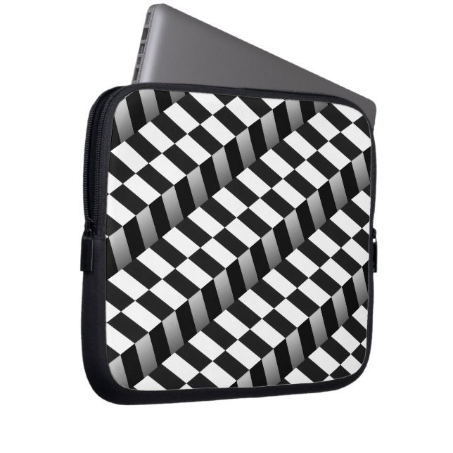 Funda para portátil con patrón de arte 3D (Anverso derecho)