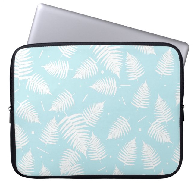 Funda para portátil con patrón de hoja de helecho  (Frente)
