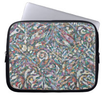 Funda para portátil con patrón de mosaico abstract