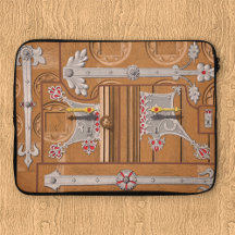 Funda para portátil con puerta de cámara cerrada