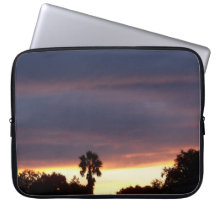 Funda para portátil con puesta de sol de color car