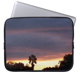 Funda para portátil con puesta de sol de color car