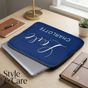 Funda para portátil con símbolo de amor de escritu