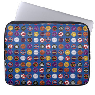 Funda para portátil con tapas de refresco retro, a
