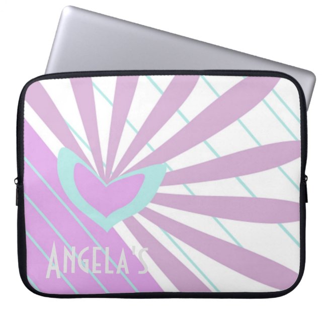 Funda para portátil con un corazón (Frente)
