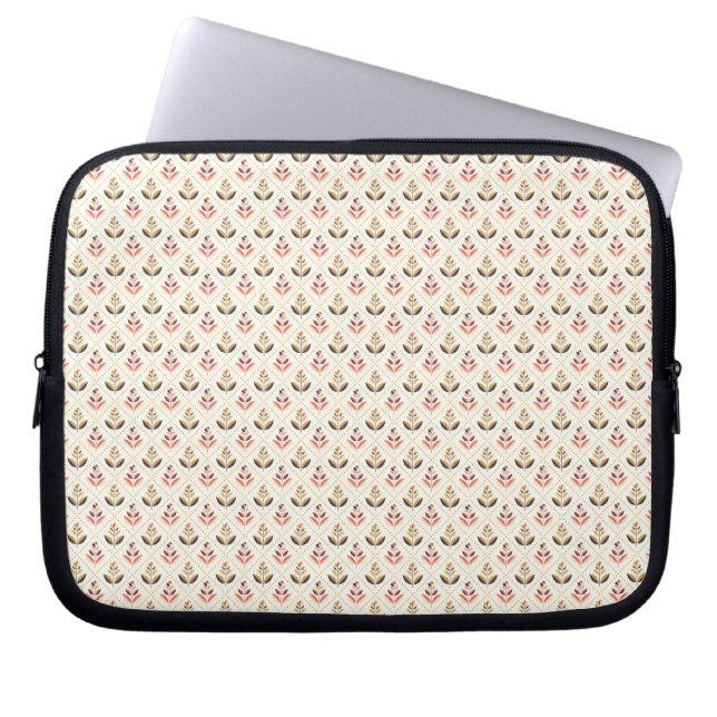 Funda para portátil con un delicado cerezo florido (Frente)