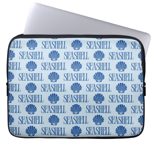 Funda Para Portátil Concha marina (Frente)