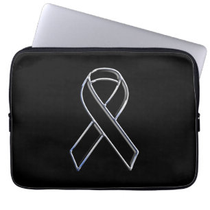 Funda Para Portátil Conciencia cromada como cinta negra