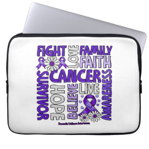 Funda Para Portátil Conciencia sobre la violencia doméstica - Luchar c