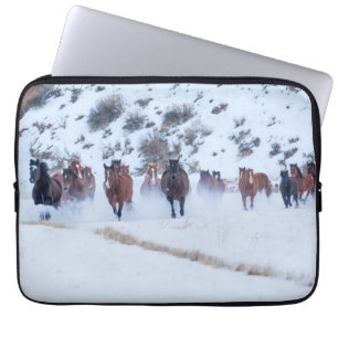Funda Para Portátil Conducción de caballos vaqueros Rancho Hideout,